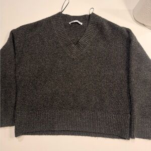 Zara Charcoal Knit Pullover